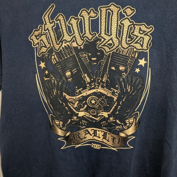 Sturgis 2007 motorcycle rally shirt - Picture 3 of 5